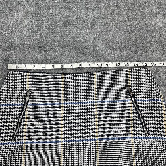 J Mclaughlin Skirt Womens Size 6 Houndstooth French Tweed Ross Pencil - Picture 6 of 10